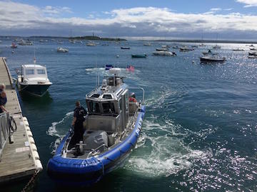 Falmouth Police Boat