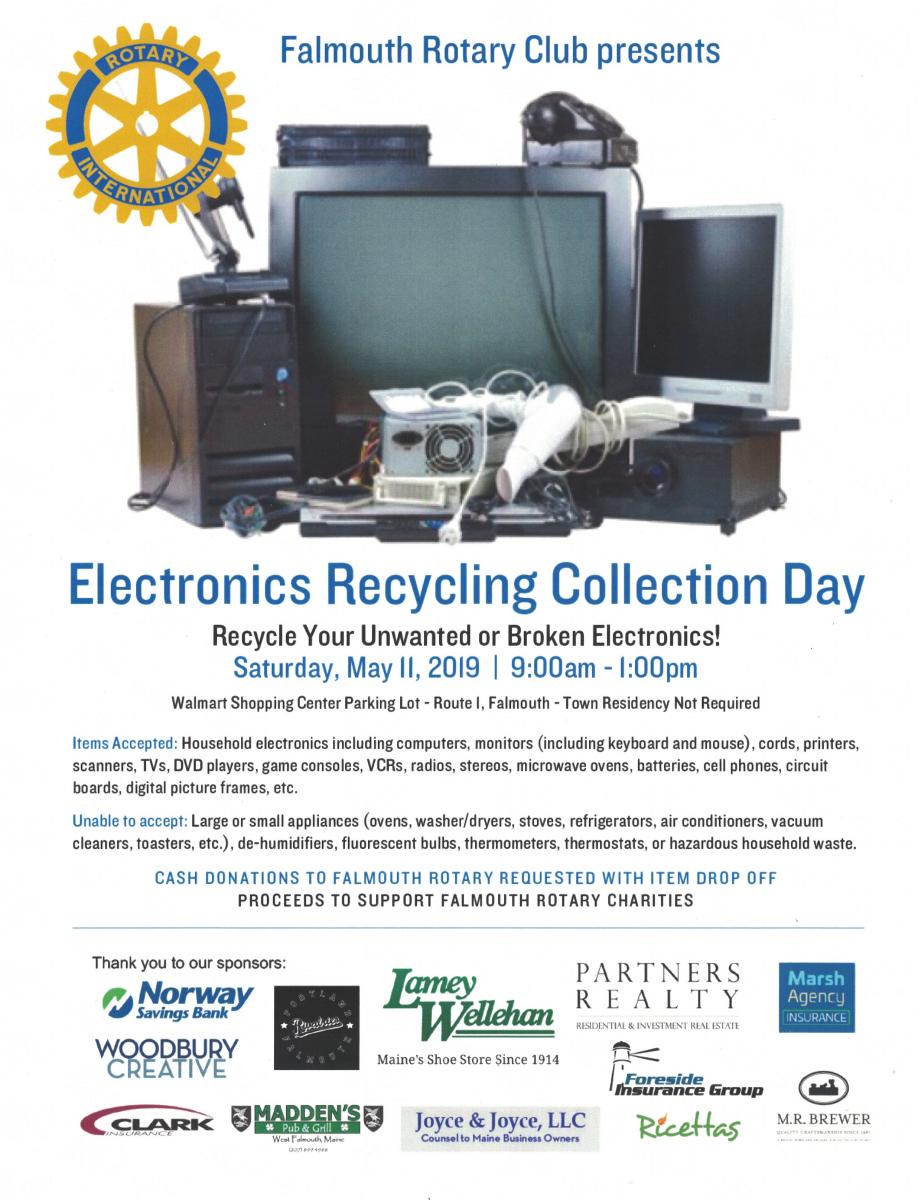 Rotary Club Electronics Recycling Day