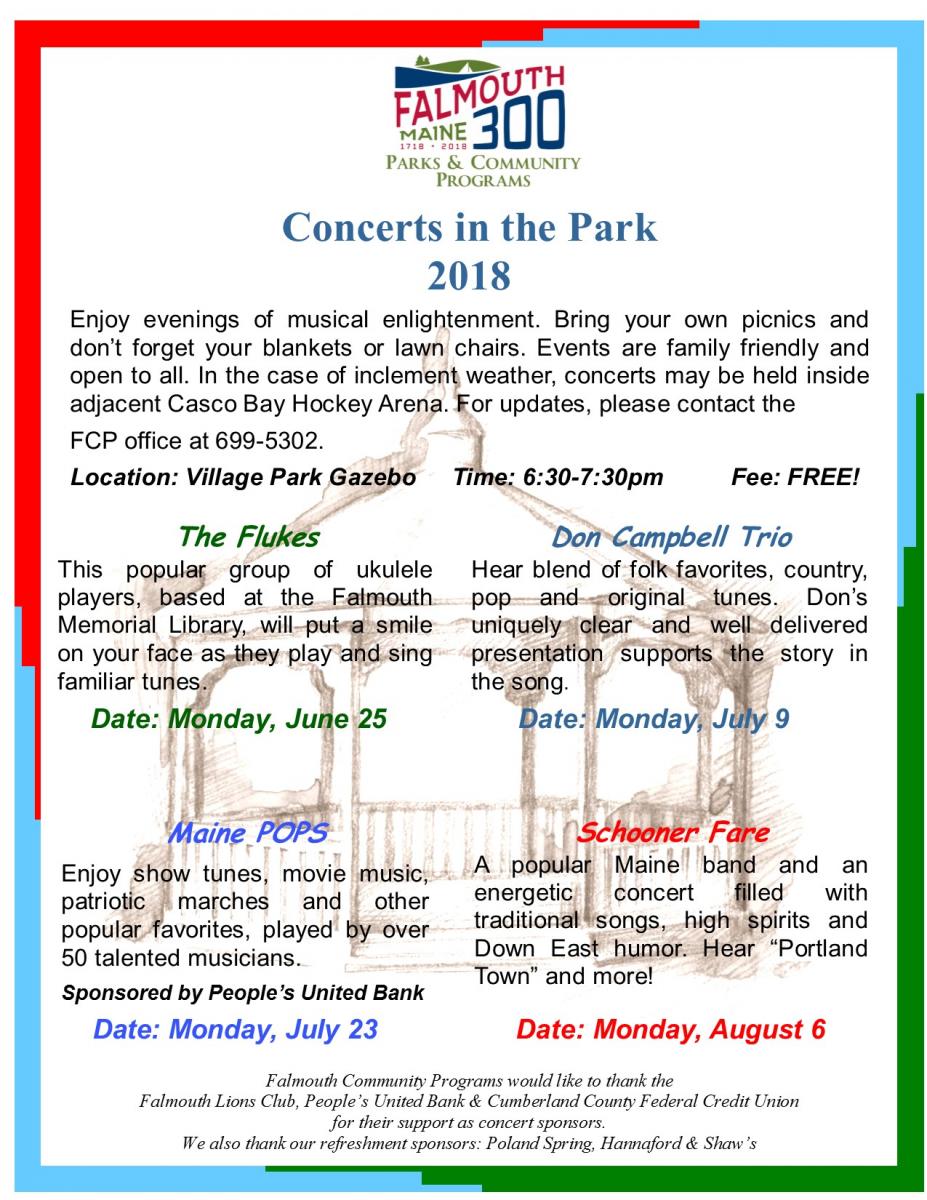 FCP Summer Concert Series at Village Park