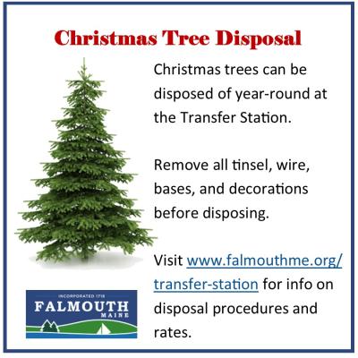 Christmas Tree dispsoal flier