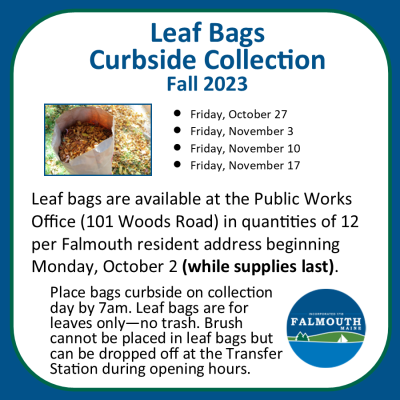 Leaf bag flier