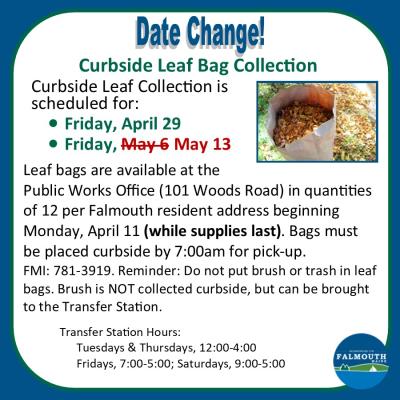 curbside leaf collection postponed