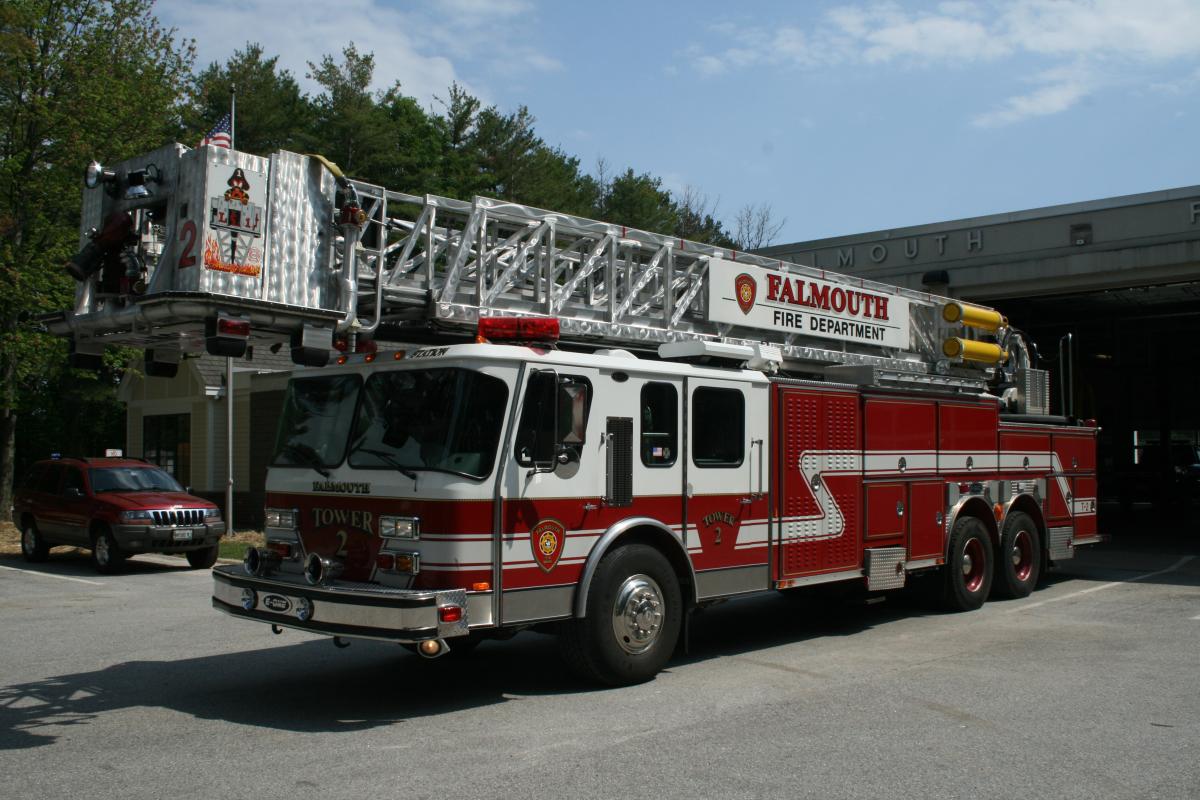 Former Tower 2 - 1997 E-One 95-foot tower-ladder