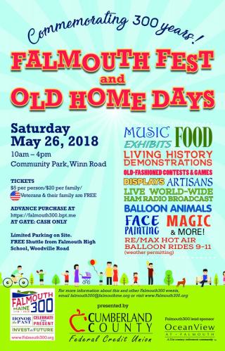 Falmouth Fest & Old Home Days Poster