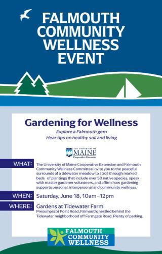 Gardening for Wellness Poster